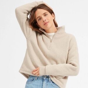 Everlane Women’s Renew Sherpa Quarter Zip